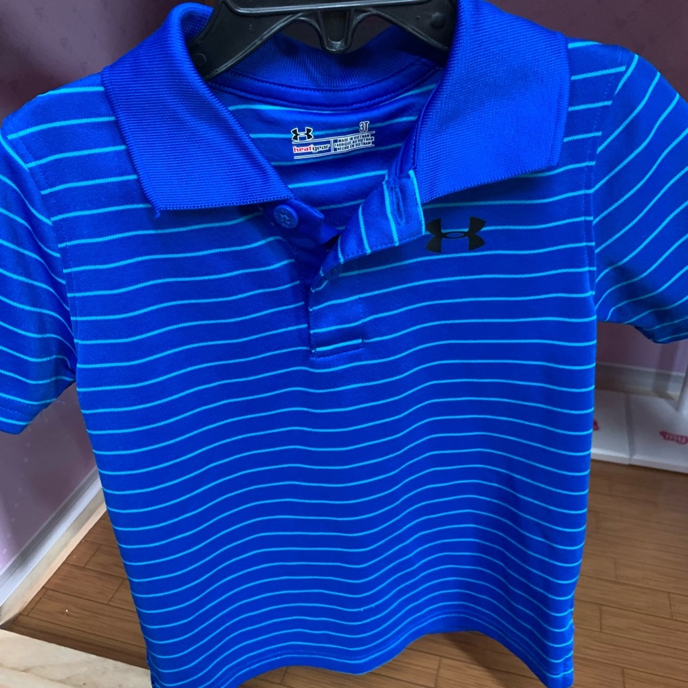 Two, under Armor polos, both size 3T